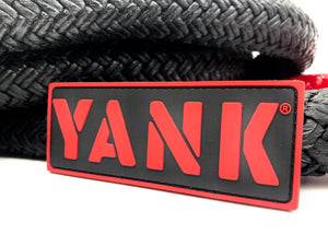 YANK  PVC Velcro Patch — Red & Black